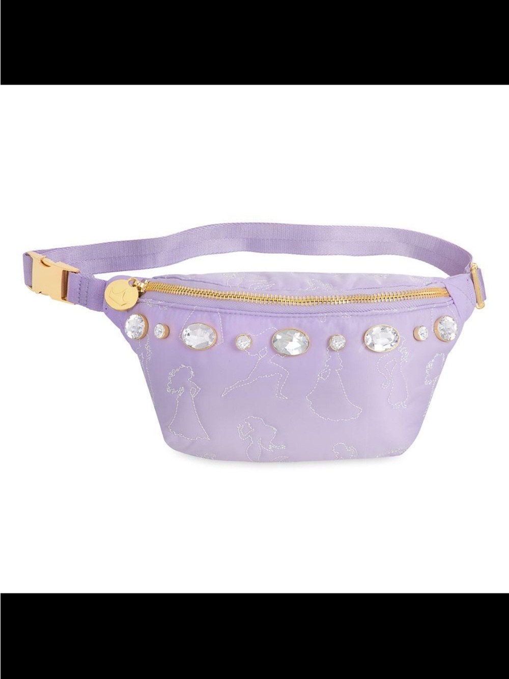 Stoney Clover Lane Disney Princess Jeweled Fanny Pack Lilac Limited Edition NWT